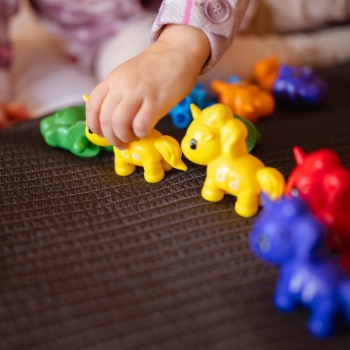 WOOPIE Figurki Montessori Zestaw Edukacyjny Jednorożce do Składania 
