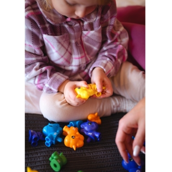 WOOPIE Figurki Montessori Zestaw Edukacyjny Jednorożce do Składania 