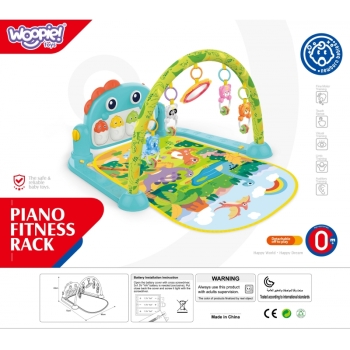WOOPIE BABY Mata z Pałąkiem Dino