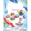 WOOPIE Zestaw Serwis do Herbaty Ceramiczny do Malowania
