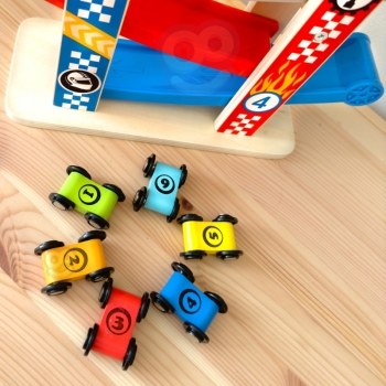 TOOKY TOY Kolorowa  Zjeżdżalnia Tor Dla Samochodów