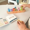 Tooky Toy Drewniana Układanka Łamigłówki dla Dzieci Noe i Zwierzęta