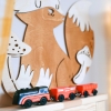 WOOPIE Lokomotywa Elektryczna Pociąg Wagony na Magnes