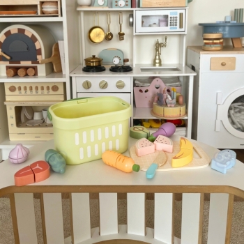 TOOKY TOY Drewniany Zestaw Żywność Warzywa Owoce