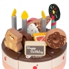 CLASSIC WORLD Drewniany Tort Urodzinowy do Krojenia 19el.